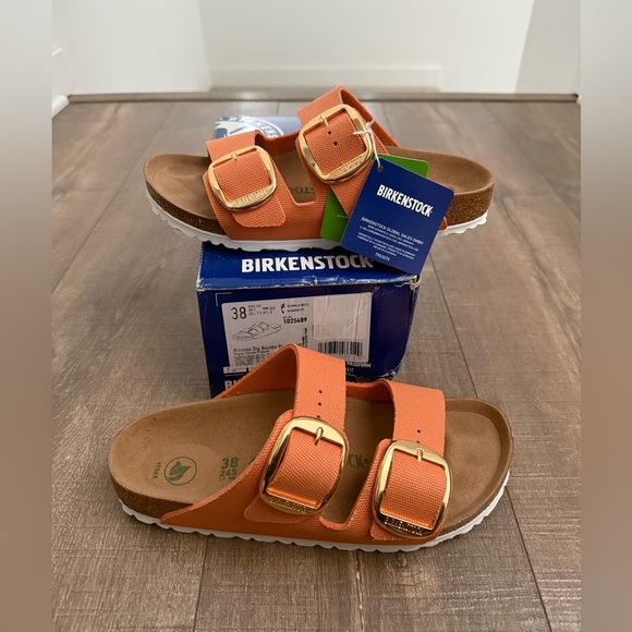 Birkenstock Arizona Big Buckle Rivet Logo Sandals - Picture 1 of 10